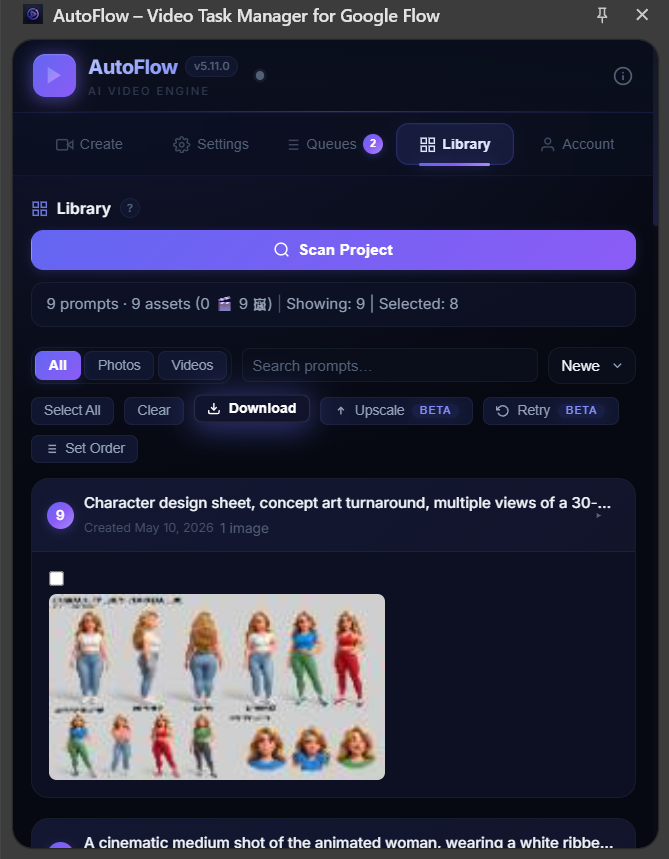 Downloaded images