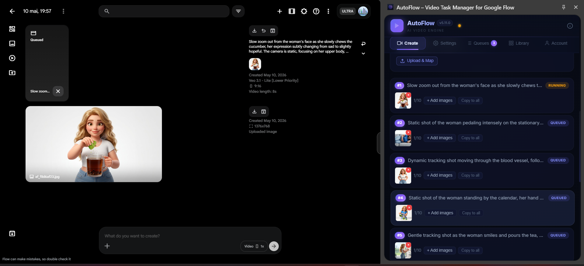 Adding tasks to queue